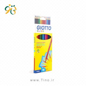 مداد رنگی 12 رنگ جیوتو مدل Elios