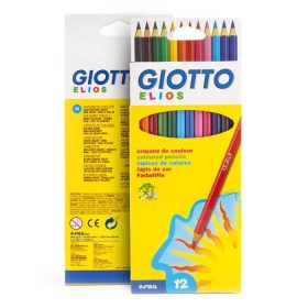 مداد رنگی ۱۲ رنگ مقوایی جیوتو