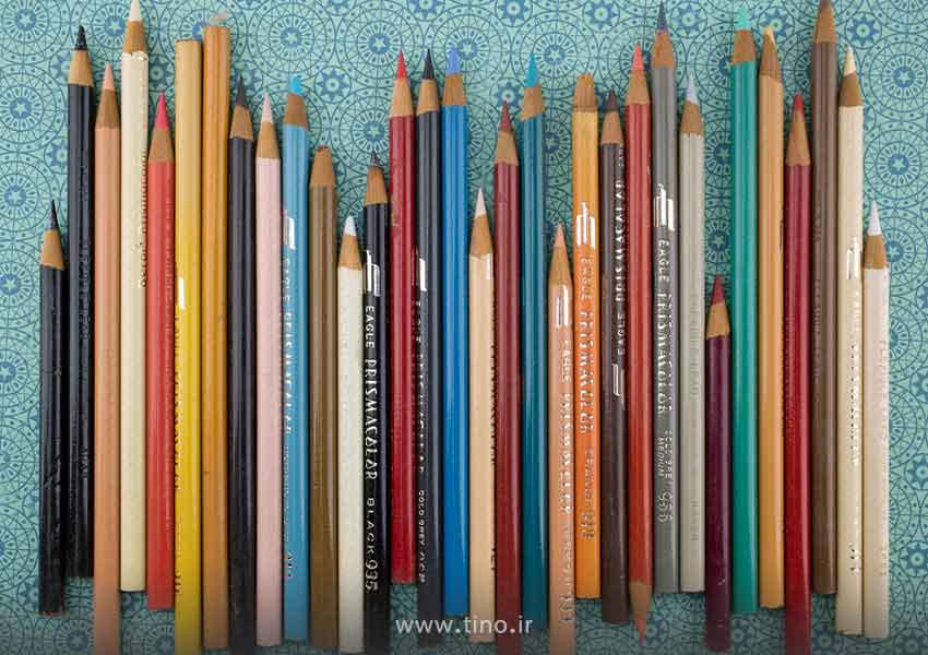 آشنایی با انواع مداد رنگی حرفه ای